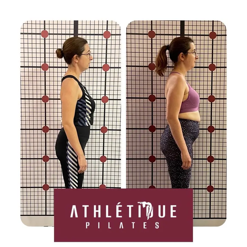 Düzenli pilates sürecine ait örnek duruş değişimi